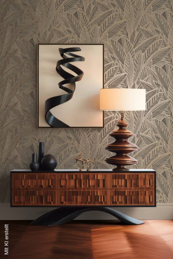 A.S.Creation Vliestapete silber schwarz B/H/D: ca. 53x1005x9,7 cm – Bild 5
