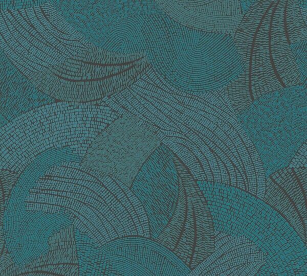 A.S.Creation Vliestapete schwarz grün blau B/H/D: ca. 53x1005x9,2 cm – Bild 5