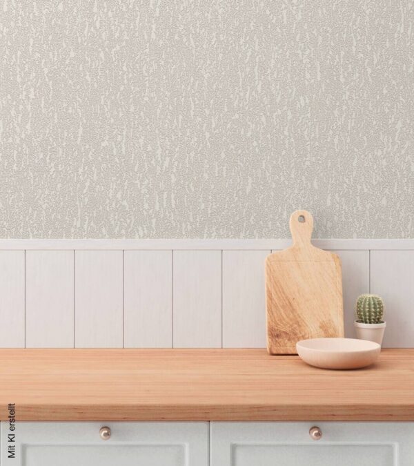 A.S.Creation Vliestapete grau creme B/H/D: ca. 53x1005x9,3 cm – Bild 5