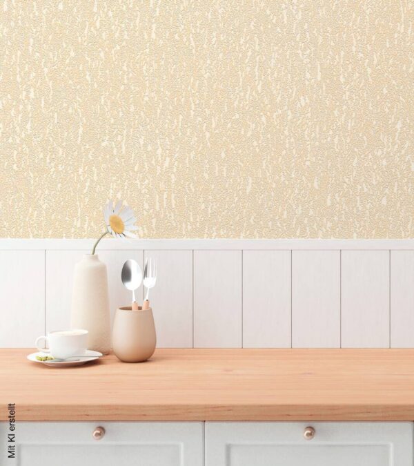 A.S.Creation Vliestapete beige gelb creme B/H/D: ca. 53x1005x9,3 cm A.S.Creation Vliestapete beige gelb creme B/H/D: ca. 53x1005x9,3 cm – Bild 2