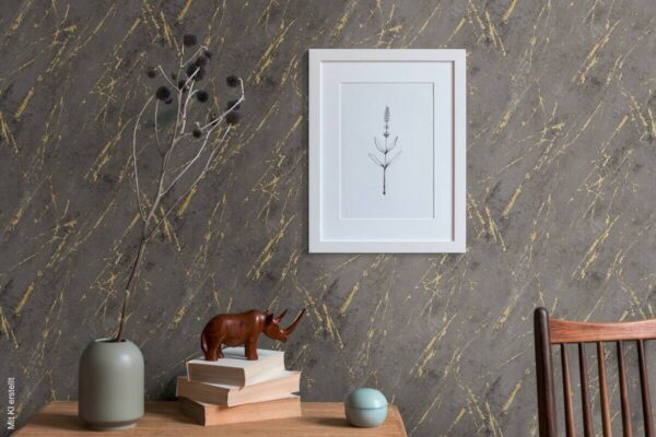 A.S.Creation Vliestapete schwarz anthrazit gold B/H/D: ca. 53x1005x8,2 cm – Bild 3