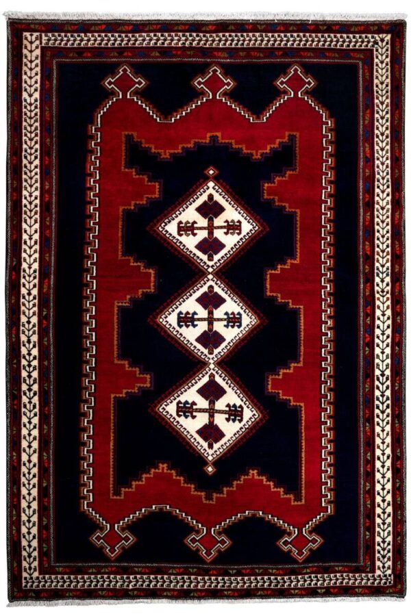PersaTepp Teppich Afshar blau B/H/L: ca. 159x1x233 cm PersaTepp Teppich Afshar blau B/H/L: ca. 159x1x233 cm – Bild 4