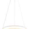 GLOBO Hängeleuchte weiß sand Metall Kunststoff H/D: ca. 150x33 cm 1 Brennstellen GLOBO Hängeleuchte weiß sand Metall Kunststoff H/D: ca. 150x33 cm 1 Brennstellen – Bild 2
