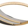 GLOBO Deckenleuchte schwarz gold klar Metall Aluminium Kunststoff H/D: ca. 6x41 cm 1 Brennstellen – Bild 3