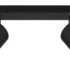 GLOBO Strahler Opal schwarz Metall Kunststoff B/H/L: ca. 8,2x18,5x80 cm 4 Brennstellen – Bild 2
