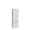 Washcab Aufbewahrungsschrank WCVR142 weiß B/H/T: ca. 50x142x67,5 cm – Bild 2