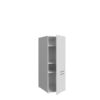 Washcab Aufbewahrungsschrank WCVR142 weiß B/H/T: ca. 50x142x67,5 cm – Bild 3