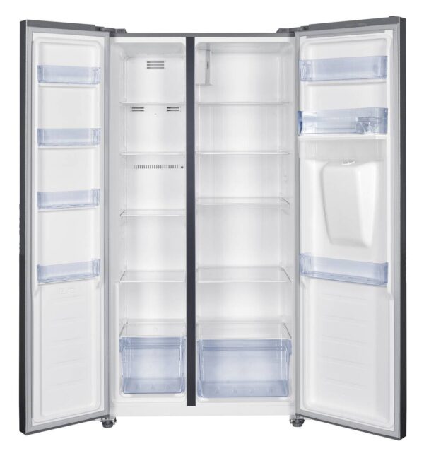 POCOline Side-by-side Kühl-/Gefrierkombination SBS177-439EIXNFWDD Inox B/H/T: ca. 91x177x59 cm – Bild 3