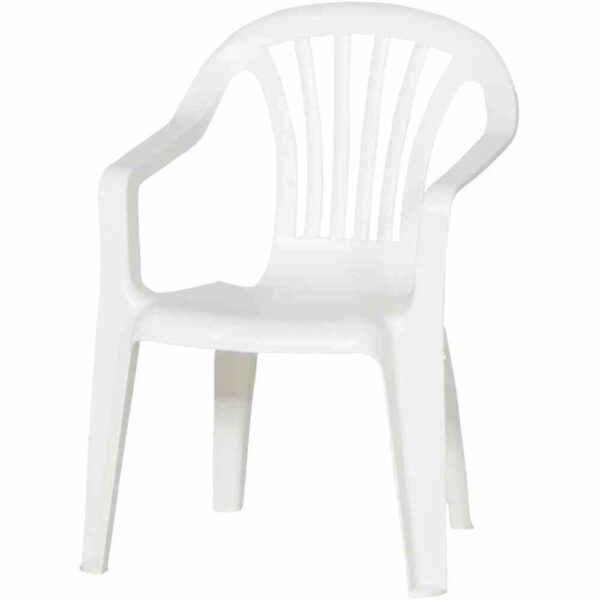 ProGarden Kindermöbel-Set weiß Kunststoff B/H/L: ca. 38x53x43 cm – Bild 3
