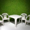 ProGarden Kindermöbel-Set weiß Kunststoff B/H/L: ca. 38x53x43 cm – Bild 4