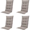 PROGARDEN,MADISON Klappsessel Set + Auflagen Tampa anthrazit Kunststoff B/H/L: ca. 61x109x60 cm – Bild 2