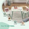 ZONEKIZ Kinder Sitzgruppe grün Kiefer B/H/L: ca. 60x44x60 cm – Bild 3