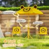 AIYAPLAY Garten-Kindersitzgruppe gelb Polyester B/H/L: ca. 49,5x50x49,5 cm – Bild 3