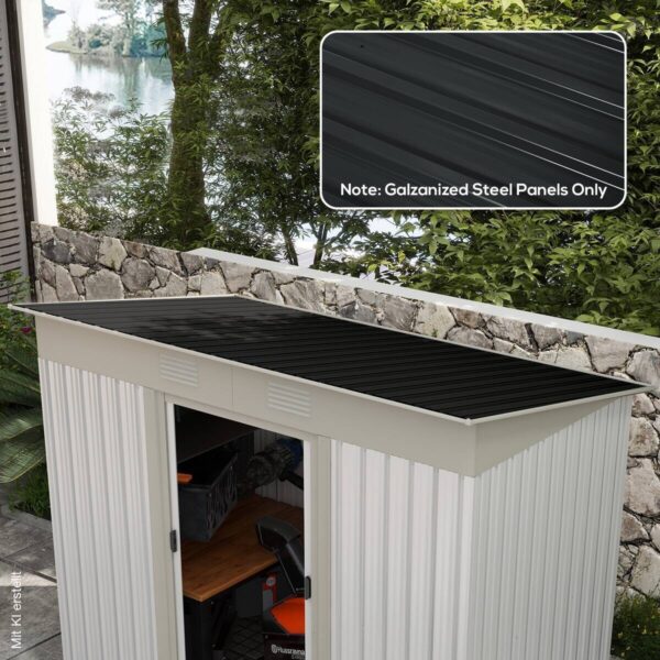 Outsunny Dachblech dunkelgrau B/H/L: ca. 45x1x129 cm – Bild 3