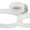 GLOBO LED-Deckenleuchte Elba sand weiß Metall Kunststoff B/H/T: ca. 51x12,5x40,5 cm – Bild 2