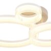 GLOBO LED-Deckenleuchte Elba sand weiß Metall Kunststoff B/H/T: ca. 51x12,5x40,5 cm – Bild 4