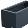Herstera Garden Pflanzkübel Cube anthrazit Metall B/H/L: ca. 60x25x25 cm – Bild 5