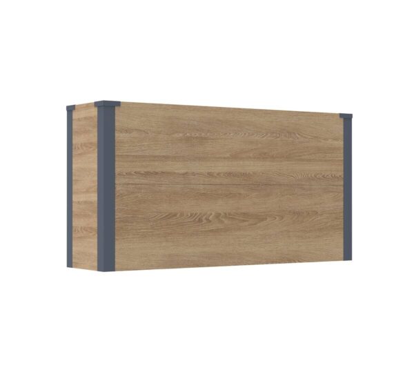Westmann Pflanzkasten Talus Holzoptik Metall B/H/L: ca. 100x52x25 cm – Bild 4