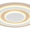 GLOBO Deckenleuchte weiß sand Opal Metall Acryl H/D: ca. 43x48 cm – Bild 4