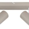 GLOBO Spot 2-flg. Robby sand weiß Metall B/H/L: ca. 26x6x12 cm GU10 2 Brennstellen – Bild 2
