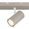 GLOBO Spot 3-flg. Robby sand weiß Metall B/H/L: ca. 41x6x12 cm GU10 3 Brennstellen – Bild 2