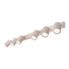 Lamkur Strahler Prisma beige Stahl B/H/L: ca. 6,5x16,5x117 cm 6 Brennstellen – Bild 2