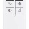 GLOBO LED-Deckenleuchte sand weiß Opal Metall Kunststoff B/H/L: ca. 45,5x10x65 cm 1 Brennstellen – Bild 2