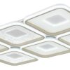 GLOBO LED-Deckenleuchte Opal sand weiß Kunststoff Metall B/H/L: ca. 67x7,8x100,1 cm 1 Brennstellen – Bild 4