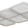 GLOBO LED-Deckenleuchte Opal sand weiß Kunststoff Metall B/H/L: ca. 67x7,8x100,1 cm 1 Brennstellen – Bild 5