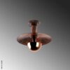 Opviq Deckenleuchte Kurt-13353 Kupfer Metall B/H/T/L/D: ca. 28x26x28x28x28 cm E27 1 Brennstellen – Bild 2