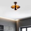 Opviq Deckenleuchte Kurt-13353 Kupfer Metall B/H/T/L/D: ca. 28x26x28x28x28 cm E27 1 Brennstellen – Bild 5