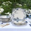 CreaTable Tafelservice Adelaide Blau blau Porzellan 8 tlg. CreaTable Tafelservice Adelaide Blau blau Porzellan 8 tlg. – Bild 2