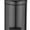 Kosmetikeimer schwarz Edelstahl ca. 3 l – Bild 2