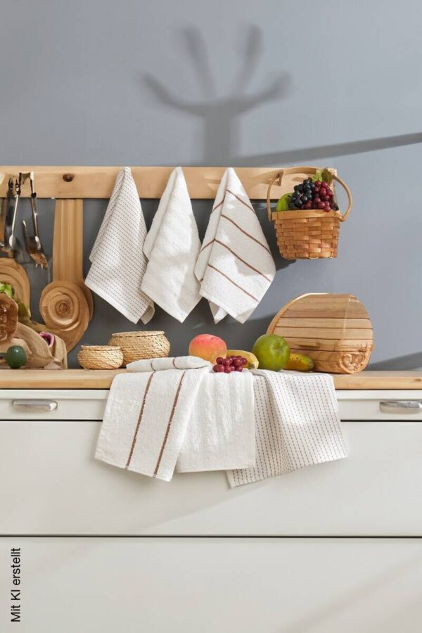Mijolnir Frottier-Set creme Baumwolle B/L: ca. 30x50 cm Mijolnir Frottier-Set creme Baumwolle B/L: ca. 30x50 cm – Bild 2