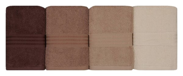 Mijolnir Frottier-Set beige Baumwolle B/L: ca. 50x90 cm – Bild 3