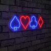 Opviq LED-Wandleuchte mehrfarbig PVC B/H/T/L: ca. 57x17x2x57 cm Opviq LED-Wandleuchte mehrfarbig PVC B/H/T/L: ca. 57x17x2x57 cm – Bild 3