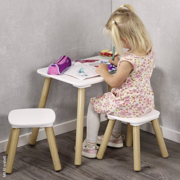 Kesper Kindertisch natur Holz B/H/L: ca. 38x43,5x58 cm – Bild 2
