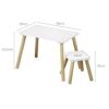 Kesper Kindertisch natur Holz B/H/L: ca. 38x43,5x58 cm – Bild 4