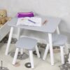 Kesper Kindertisch grau Holz B/H/L: ca. 38x43,5x58 cm Kesper Kindertisch grau Holz B/H/L: ca. 38x43,5x58 cm – Bild 4
