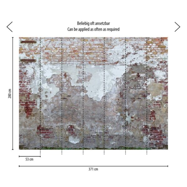 Livingwalls Fototapete Steinoptik creme braun grau B/L: ca. 280x371 cm Livingwalls Fototapete Steinoptik creme braun grau B/L: ca. 280x371 cm – Bild 2