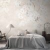Livingwalls Fototapete Floral grau beige creme B/L: ca. 280x371 cm – Bild 2