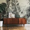 Livingwalls Fototapete Dschungel schwarz grau beige B/L: ca. 280x371 cm – Bild 3