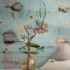 Livingwalls Fototapete Fische blau bunt rosa B/L: ca. 280x159 cm – Bild 3