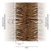 Livingwalls Fototapete Tigerstil braun schwarz B/L: ca. 280x159 cm – Bild 3