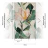 Livingwalls Fototapete Floral grün beige rosa B/L: ca. 280x159 cm – Bild 4