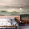 Livingwalls Fototapete Landschaft violett rot grün B/L: ca. 280x371 cm – Bild 3