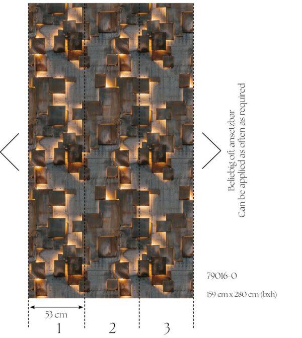 Livingwalls Fototapete 3D-Optik B/L: ca. 280x159 cm – Bild 5