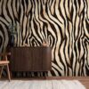 Livingwalls Fototapete Streifen schwarz braun beige B/L: ca. 280x159 cm – Bild 4