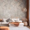 Livingwalls Fototapete Blätter braun beige creme B/L: ca. 280x159 cm – Bild 2