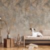 Livingwalls Fototapete Blätter braun beige creme B/L: ca. 280x159 cm – Bild 3